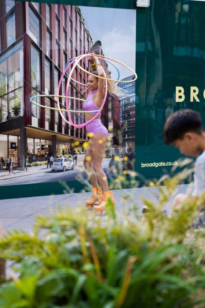 Prekystaliai ir veiklos – Bartholomew Fair atgimimas – Broadgate, Londono City